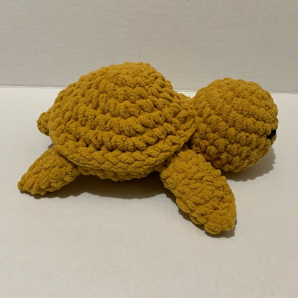 Sea Turtle Crocheted Stuffed Sea Turtle Handmade - Picture 5 of 15